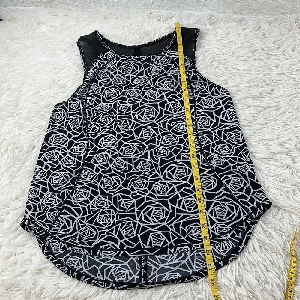 Lululemon Sculpt Tank Posey Black White / Black - Picture 3 of 5